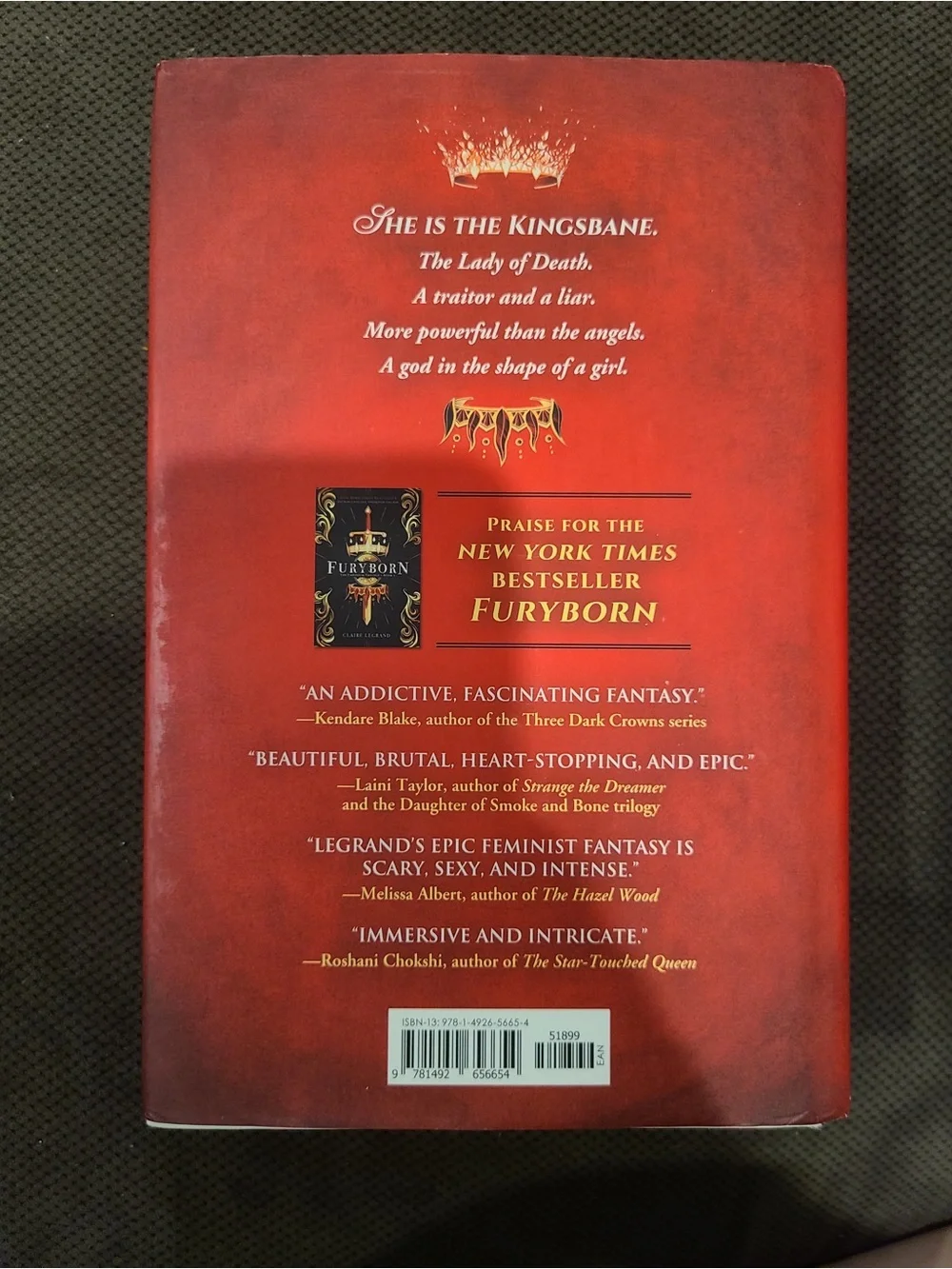 Kingsbane by Claire Legrand Book